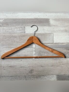 VTG Laura Ashley Engraved Wooden Suit/Coat Hanger